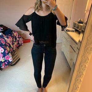 Lush Cold Shoulder Top
